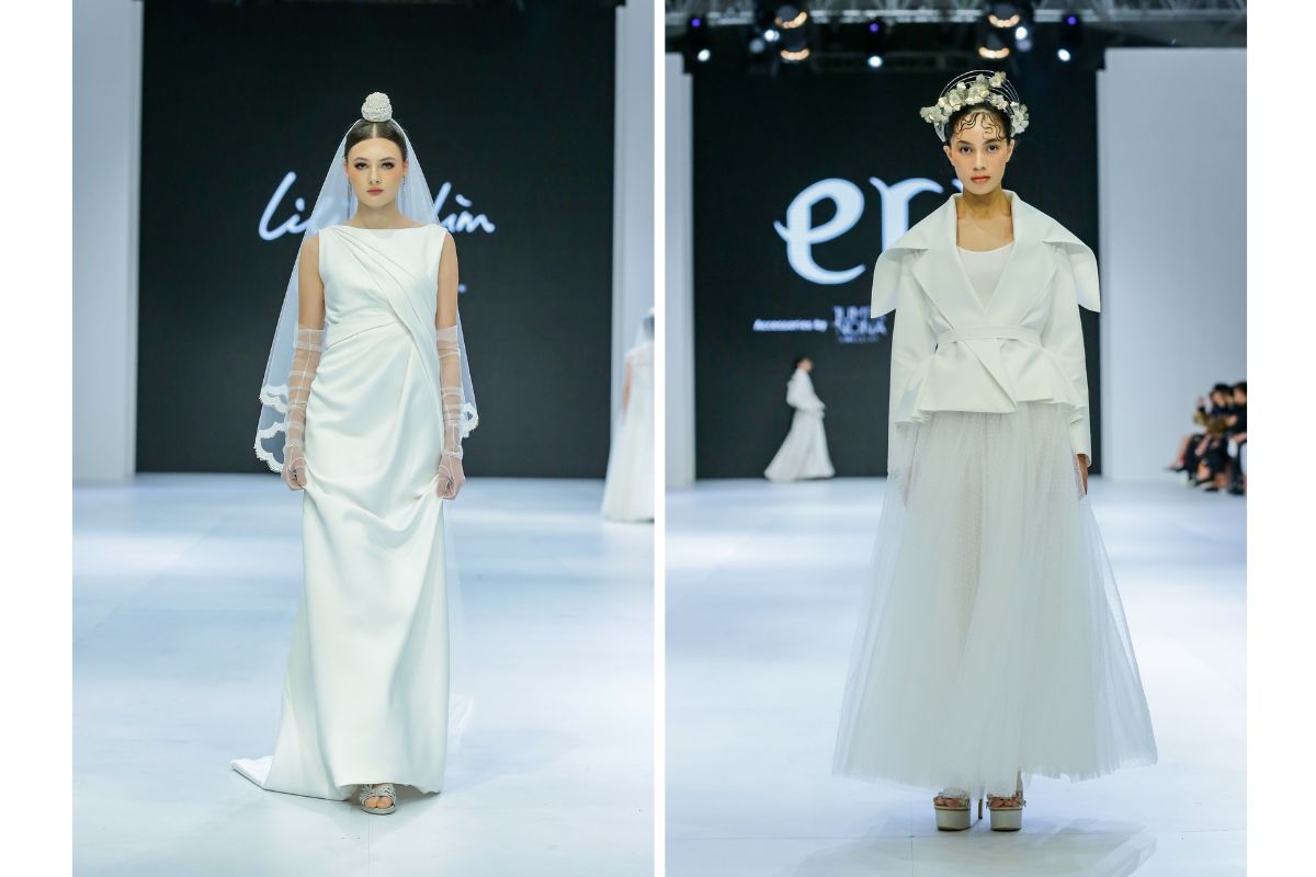 Rancangan IPMI dalam Moonlight Whisper di JFW 2023, dipersembahkan oleh Intercontinental Jakarta Pondok Indah