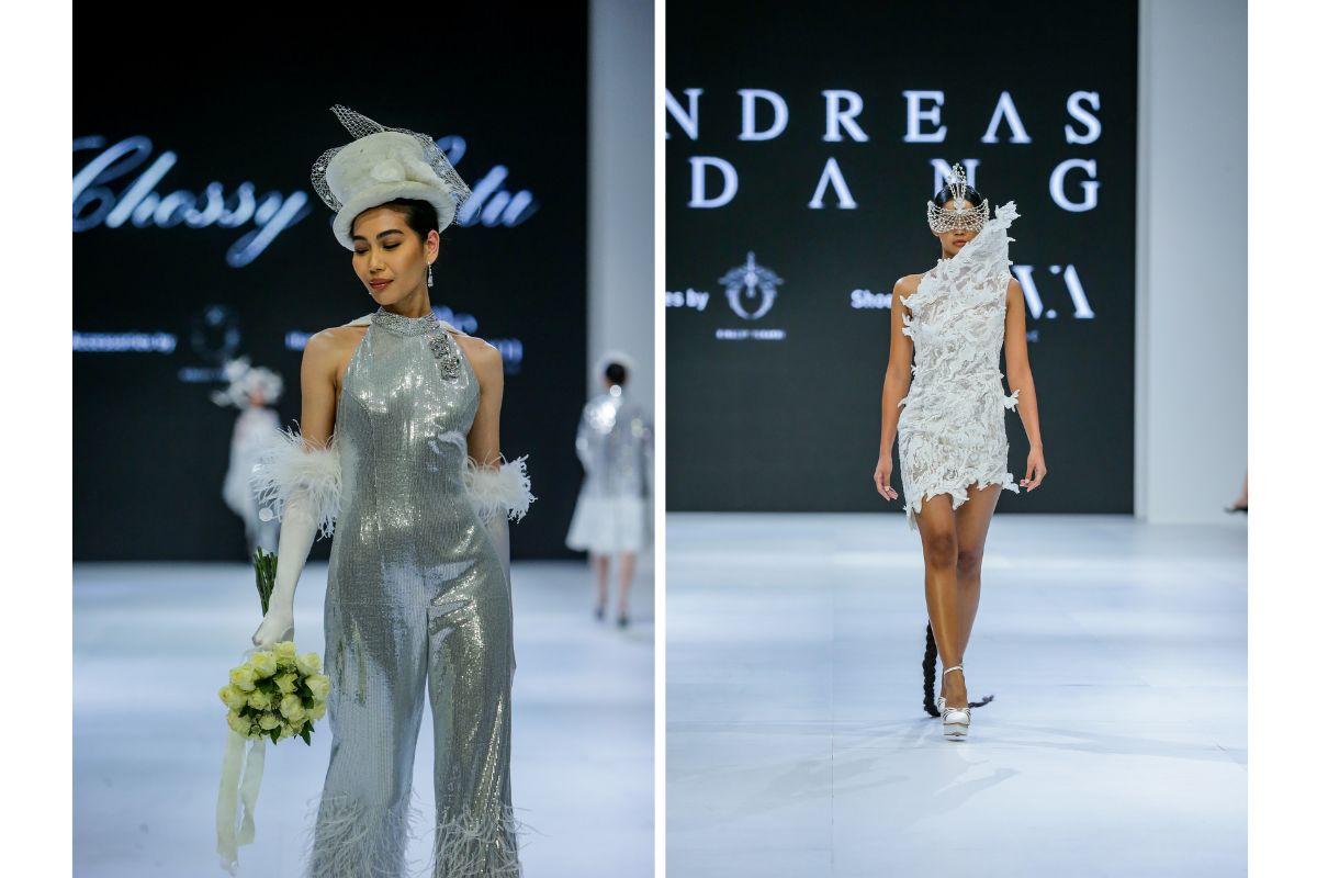 Rancangan IPMI dalam Moonlight Whisper di JFW 2023, dipersembahkan oleh Intercontinental Jakarta Pondok Indah