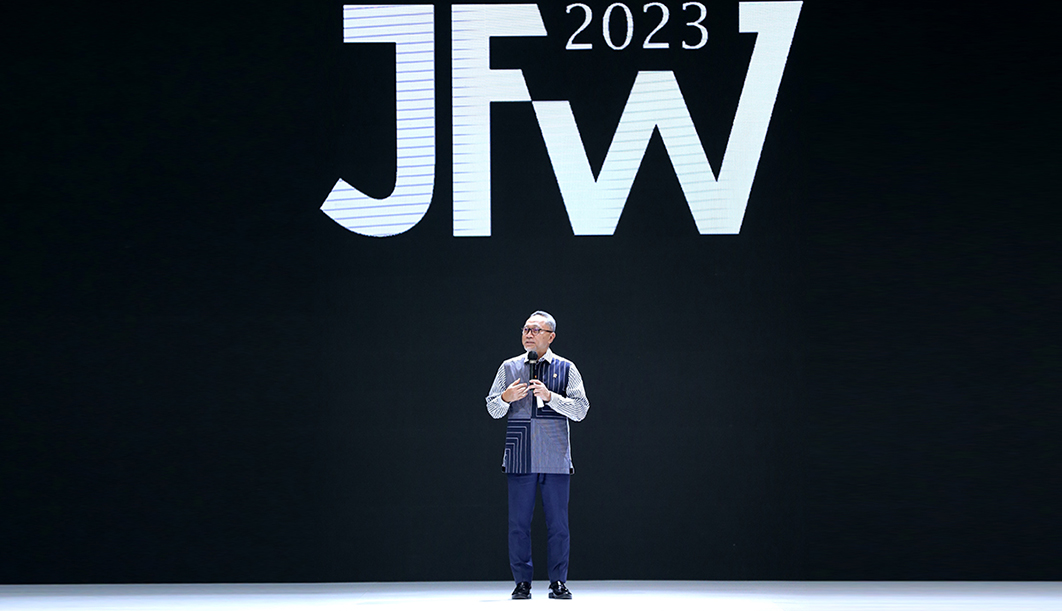 Menteri Perdagangan Zulkifli Hasan di JFW 2023